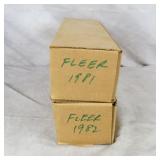 1981 & 1982 Fleer Baseball Card Sets