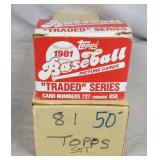 1981 Topps/Topps Traded Baseball Card Sets