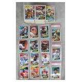 1984 Topps Football Card Set w/PSA Graded Cards