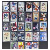 28pc Memorabilia Relic+ Baseball Cards w/ Stars