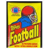Sealed 1981 Topps Football Wax Pack