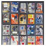 20pc Serial # Memorabilia Relic Baseball Cards