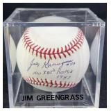 Jim Greengrass #23 '100 RBIï¿½s Rookie 1953' Signed