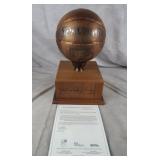 Julius Erving Signed Spalding Trophy-JSA LOA