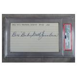 Baby Doll Jacobson Signed Index Card-PSA COA