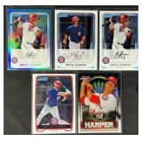 Bryce Harper Rookie Baseball Cards w/ Refractor