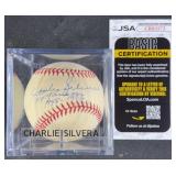 Charlie Silvera 'N.Y. Yankees 1948-1956' Signed