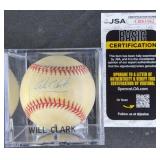 Will Clark Signed Baseball w/ JSA COA