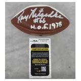 Ray Nitschke Signed Mini Football-JSA COA