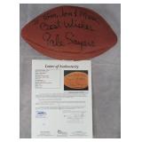 Gale Sayers Signed Football-JSA LOA