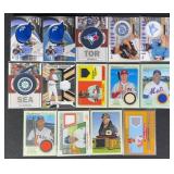 Relic Insert Baseball Cards w/ Serial #