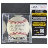 Tom Matchick '68 Tigers World Champs' Signed Ball