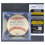 Crash Davis 'Aï¿½s 1940-42' Signed Baseball w/ JSA