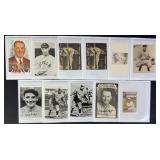 11pc Hall Of Fame Baseball Player Auto Cards