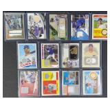 13pc Kris Bryant Memorabilia Relic Baseball Cards