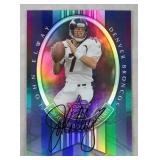 2000 Leaf Rookies & Stars John Elway Signed Card
