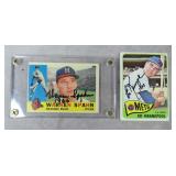 Warren Spahn/Ed Kranepool Signed Cards