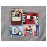2004-2006 Nolan Ryan Game Used Jersey Insert Cards