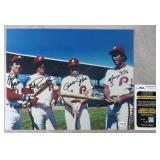 1980 Phillies Multi Signed Photo-JSA COA