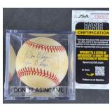 Don Blasingame 'The Blazer' Signed Baseball