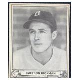 1940 Phila. Gum Play Ball #37 Emerson Dickman