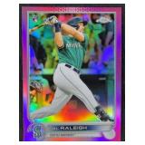 2022 Topps Chrome #149 Pink Cal Raleigh Rookie