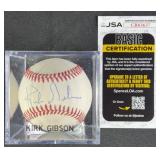 Kirk Gibson Signed Baseball w/ JSA COA