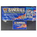 Sealed 1987 Fleer Baseball Factory Set Tins