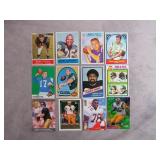 12pc 1964-1995  Football HOF Cards Lot
