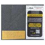 Dutch Leonard Signed Cut w/ JSA COA