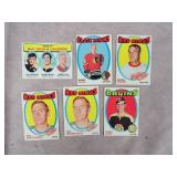 6pc 1971-1972 Topps Hockey Card Lot