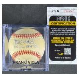 Frank Viola '176 Wins 1844 SOï¿½s' Signed Baseball