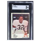 SGC 3 1961 Fleer #11 Jim Brown Football Card
