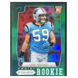 2012 Prizm Green #279 Luke Kuechly Rookie Card