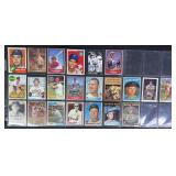 22pc 1950s-90s Hand Signed Baseball Cards w/ Stars