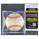 Ralph 'Putsy' Caballiero '1950 Whiz Kids' Signed