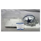 Cliff Harris Signed Mini Helmet-Beckett COA