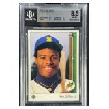Beckett 8.5 1989 Upper Deck #1 Ken Griffey Jr. RC