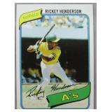 1980 Topps Rickey Henderson Rookie Card