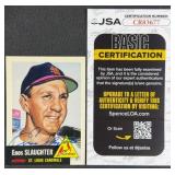 Enos Slaughter Signed 1953 Topps Archive #41 Card