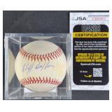 Cliff Dapper Signed Baseball w/ JSA COA