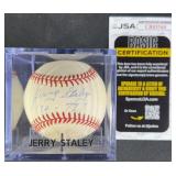 Jerry Staley '134-727' Signed Baseball w/ JSA COA