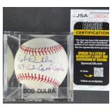Bob Dulba '1959-62 Cardinals' Signed Baseball
