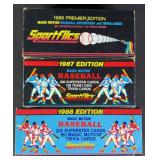 1986-1988 SportFlics Baseball Factory Card Sets