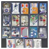 19pc Serial # Memorabilia Relic Baseball Cards