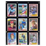 Hand Signed PHI Phillies Player Baseball Cards
