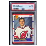 PSA 8 1990 Score #439 Martin Brodeur RC