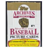 1991 Topps Archives Baseball Pack Box