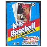 1992 Topps Baseball Pack Box