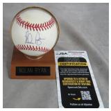 Nolan Ryan Signed Baseball-JSA COA